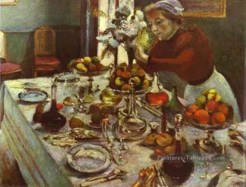Abstraite et décorative œuvres - Dîner Table 1897 fauve